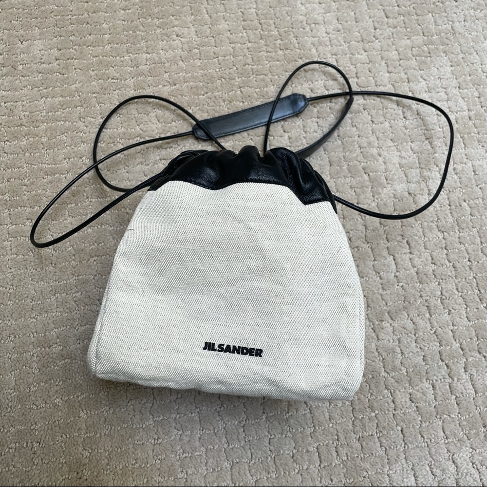 Jil Sander drawstring bag